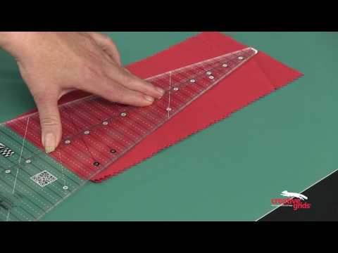 Creative Grids 22.5 Degree Triangle CGREU3 by Erin Underwood, the official CreativeGridsUSA demonstration video.