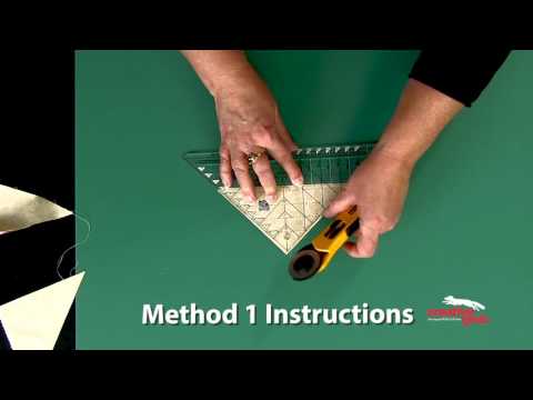 Creative Grids Half-Square 4-in-1 Triangle CGRBH1 by Brenda Henning, the official CreativeGridsUSA demonstration video.