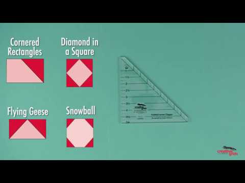 Creative Grids Folded Corner Clipper Tool CGRFCC by Susan Nelson, the official CreativeGridsUSA demonstration video.