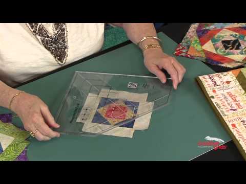 Creative Grids Pineapple Trim Tool for 6-Inch, 8-Inch or 10-Inch Finished Blocks CGRJAW3 by Jean Ann Wright, the official CreativeGridsUSA demonstration video.