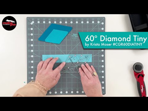 Creative Grids 60 Degree Tiny Diamond CGR60DIATINY by Krista Moser, the official CreativeGridsUSA demonstration video.