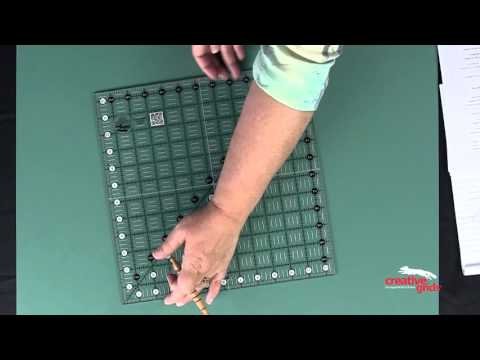 Creative Grids Squares, the official CreativeGridsUSA video for the square quilt ruler series, including the 11-1/2 inch CGR11.