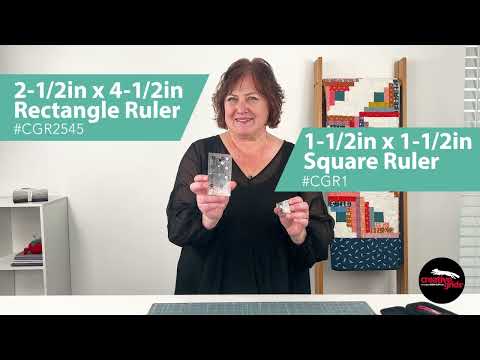 Creative Grids 1-1/2in Square and 2-1/2in x 4-1/2in Rectangle, the official CreativeGridsUSA video for the 2-1/2 x 4-1/2 inch CGR2545.