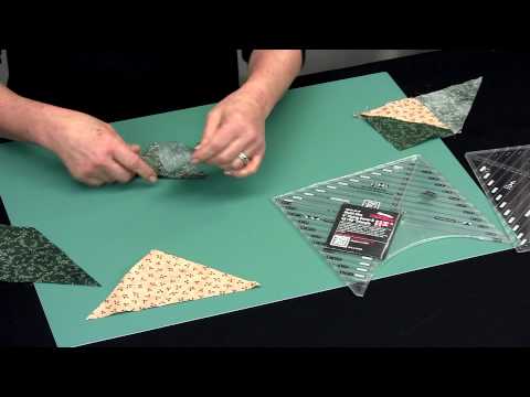 Creative Grids 6 inch Flying Geese and 45/90 Degree Triangle Ruler CGRMSFG4590 by Rachel Cross, the official CreativeGridsUSA demonstration video.