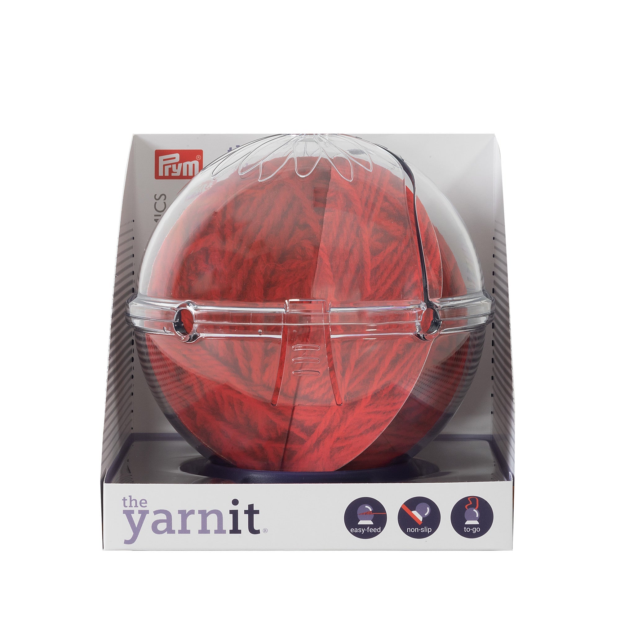 Prym Yarnit Yarn Holder Globe with Shoulder Strap and Storage Base