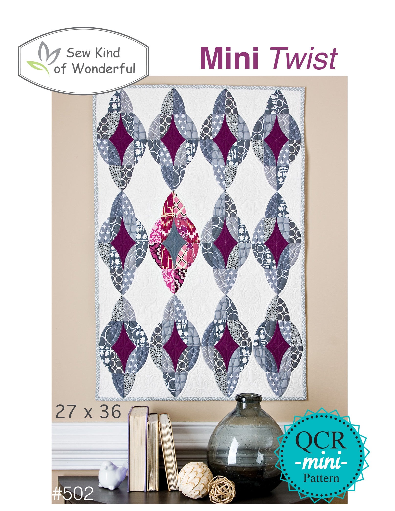 Mini Twist Quilt Pattern by Jenny Pedigo of Sew Kind of Wonderful