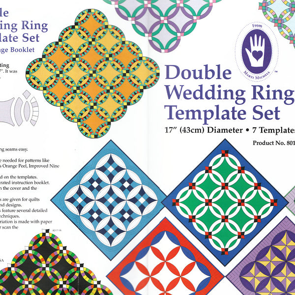Marti Michell Double Wedding Ring Template Set