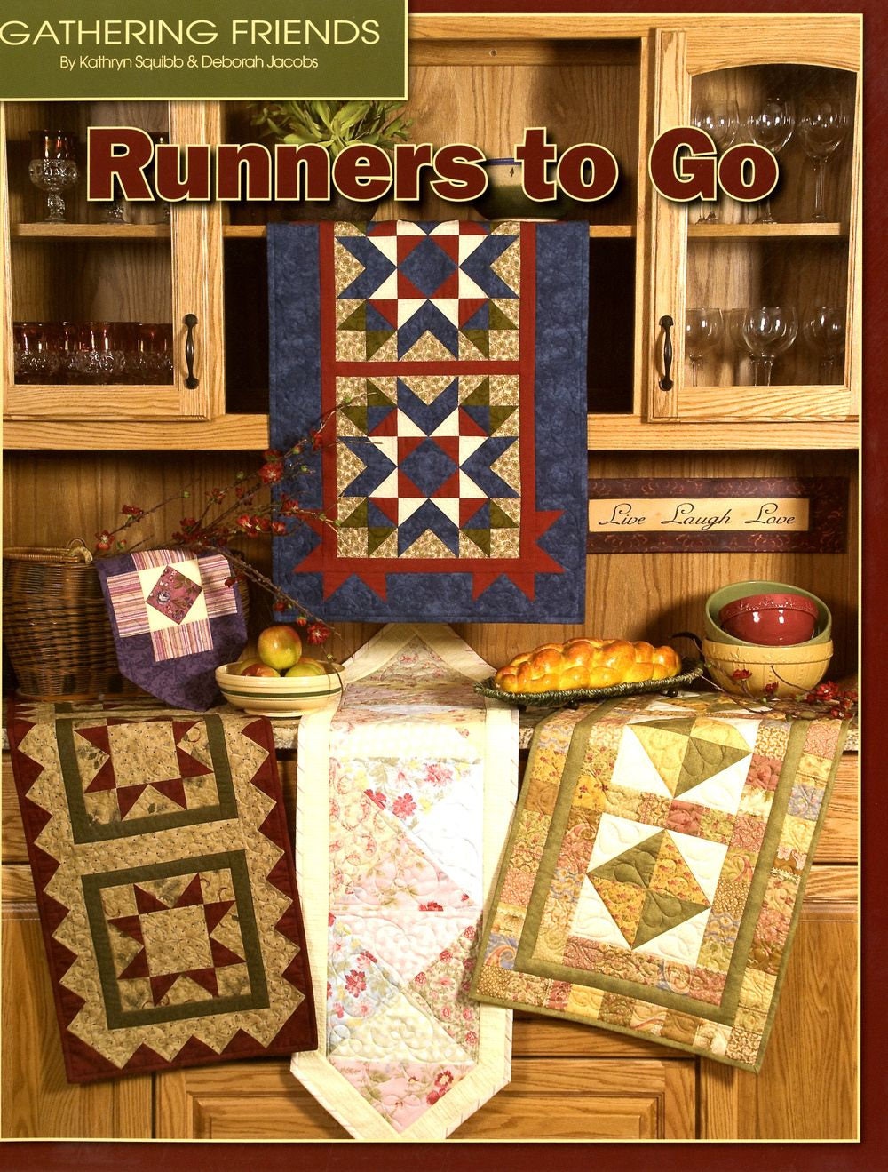 Runners to Go Quilt Pattern Book by Kathryn Squibb of Gathering Friends
