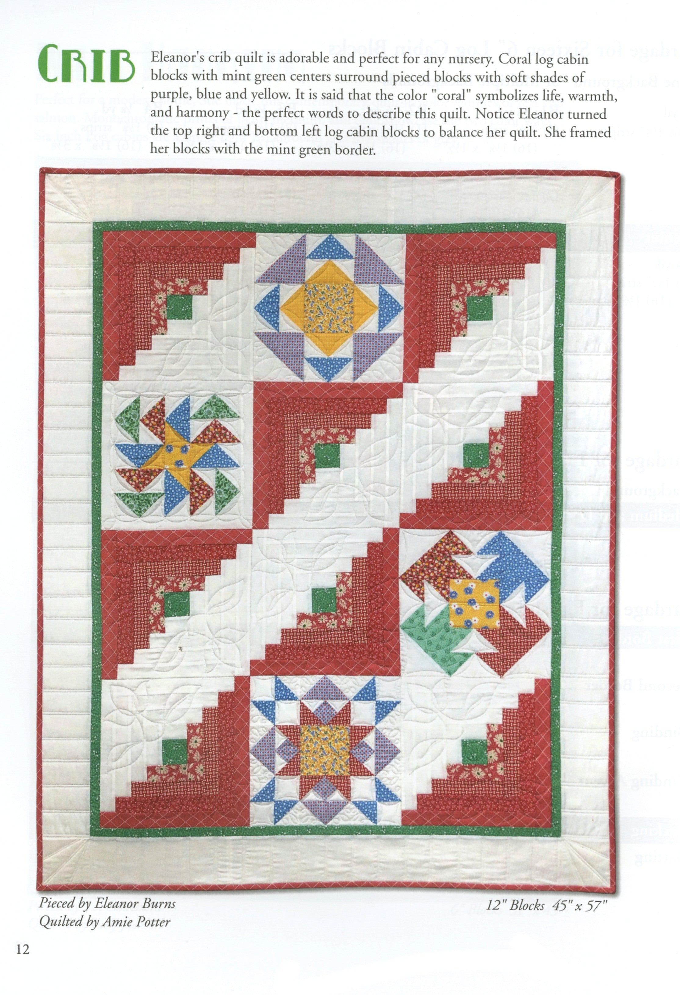 Forty Fabulous Years Quilt Pattern Book by Eleanor Burns for Quilt In A Day