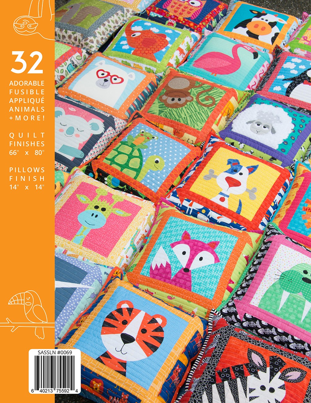 Zootropolis Applique Quilt Pattern Book by Sassafras Lane Designs