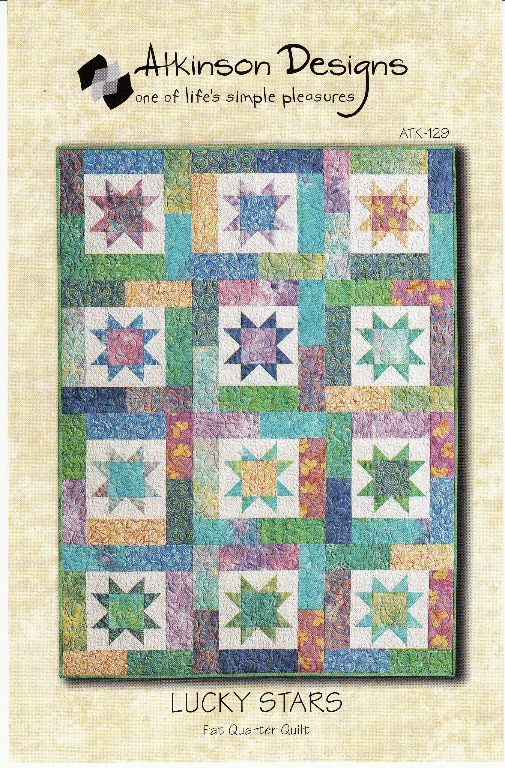 Lucky Stars Quilt Pattern by Terry Atkinson of Atkinson Designs