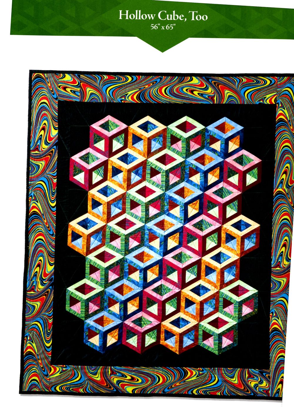 Abc 3-D Tumbling Blocks and More Quilt Pattern Book by Marci Baker for abc-3-d-tumbling-blocks-and-more-quilt-pattern-book-by-marci-baker-for