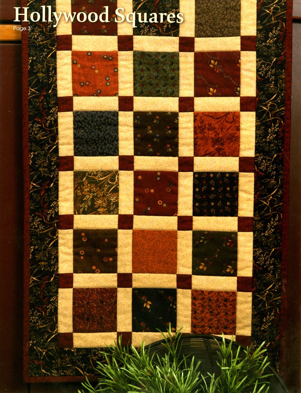Runnermania Quilt Pattern Book by Kathryn Squibb of Gathering Friends