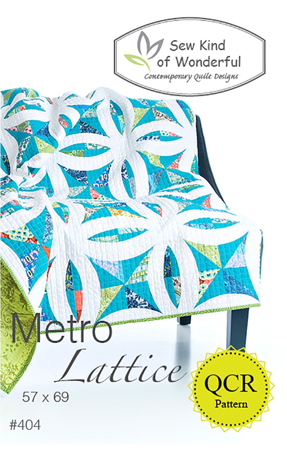 Metro Lattice Quilt Pattern by Jenny Pedigo of Sew Kind of Wonderful