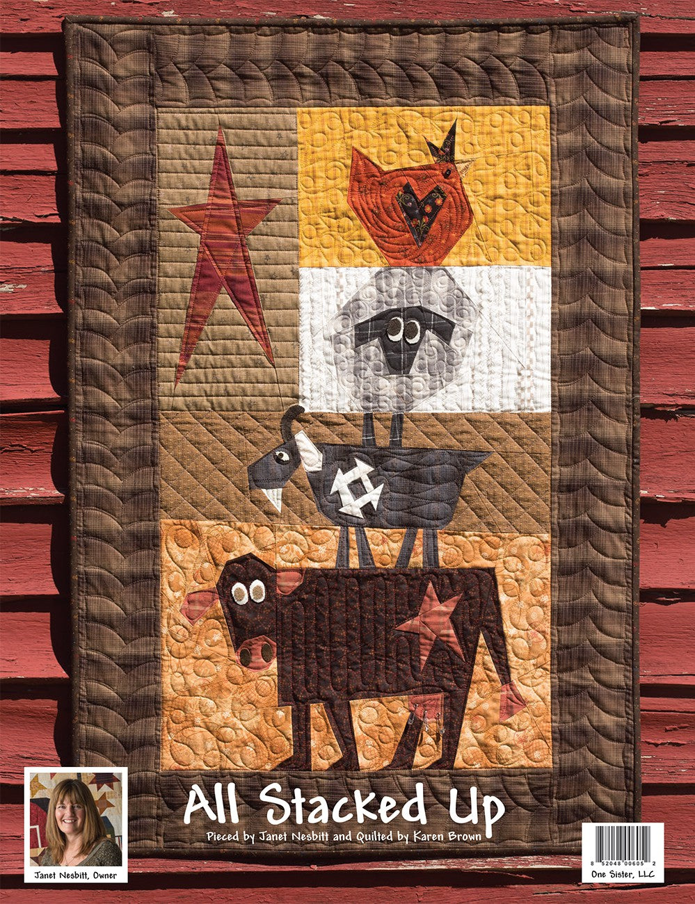 Udder-ly Crazy Quilt Pattern Book by Janet Nesbitt of One Sister Designs