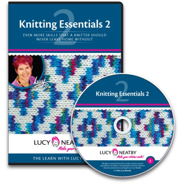 Knitting Essentials 2 Video on DVD with Lucy Neatby of Tradewind Knitwear Designs