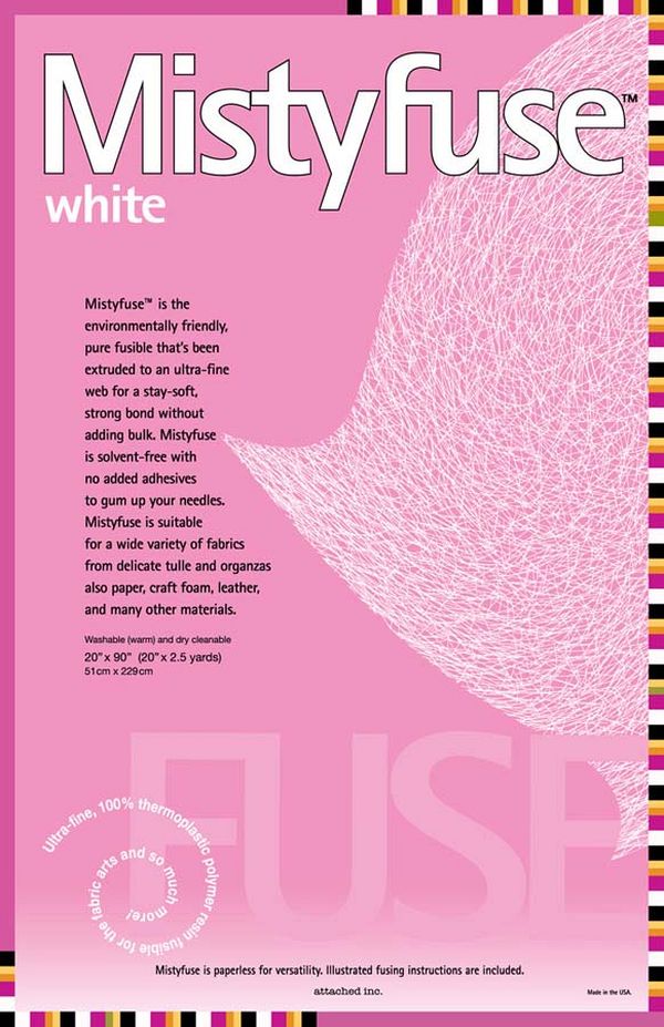 Mistyfuse White 20" X 90"