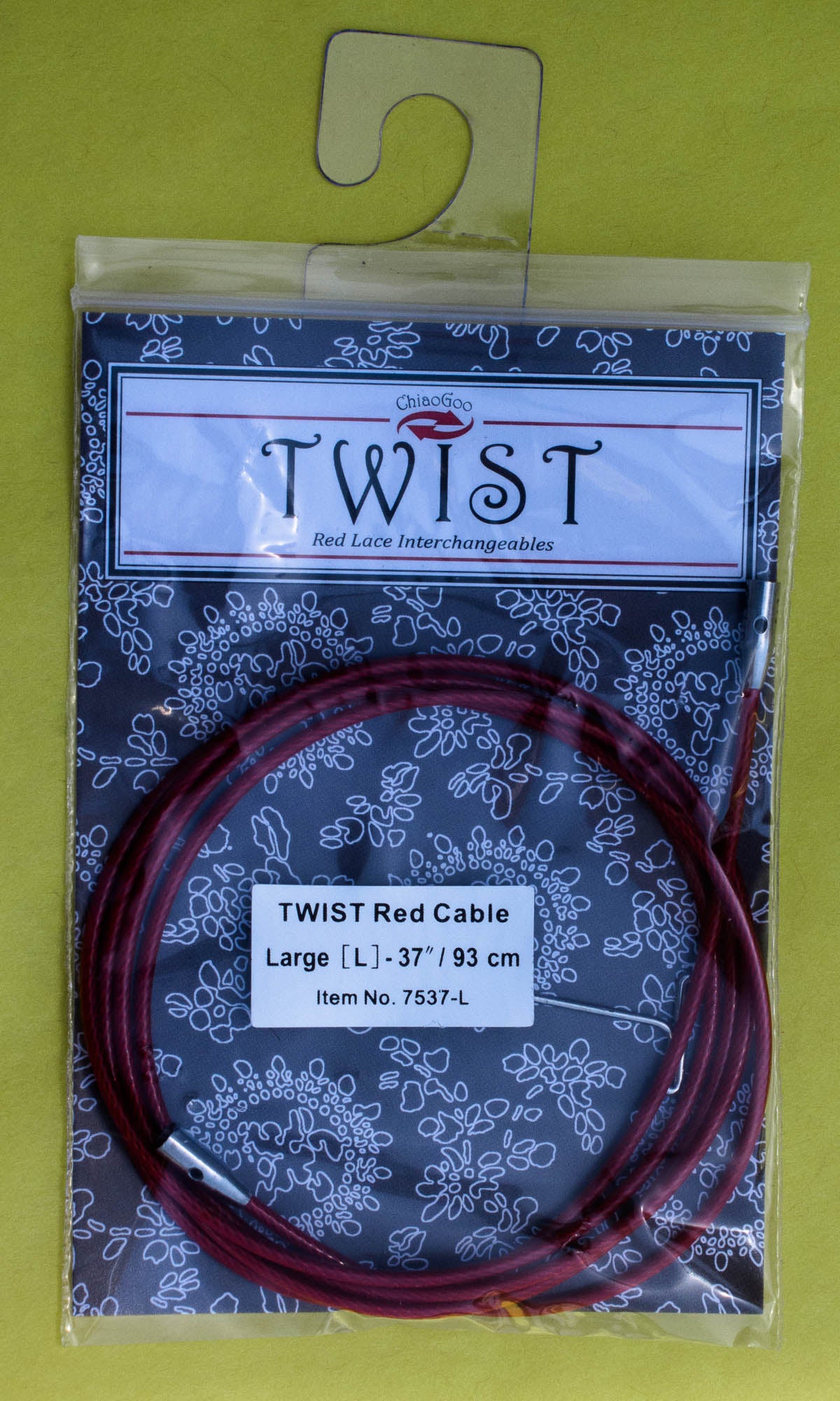 ChiaoGoo Twist Red Lace Interchangeable Cables 14 inch-Large