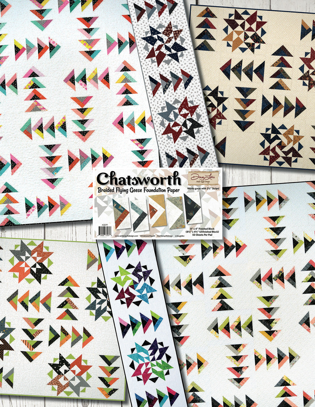 Chatsworth Quilt Pattern Book by Doug Leko of Antler Quilt Designs