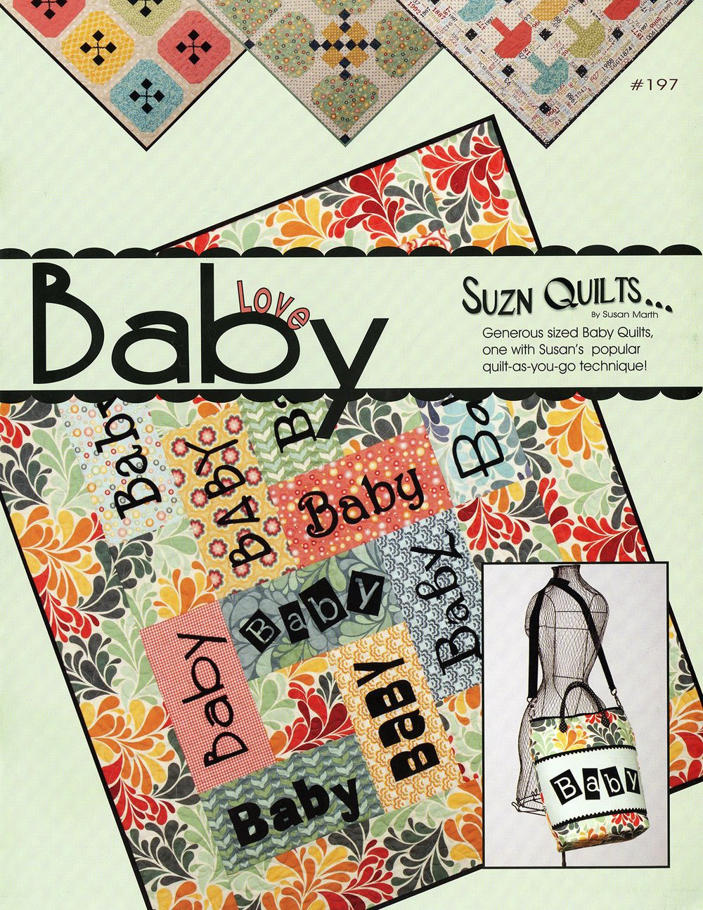 Baby Love Quilt Pattern Book by Susan Marth for Suzn Quilts