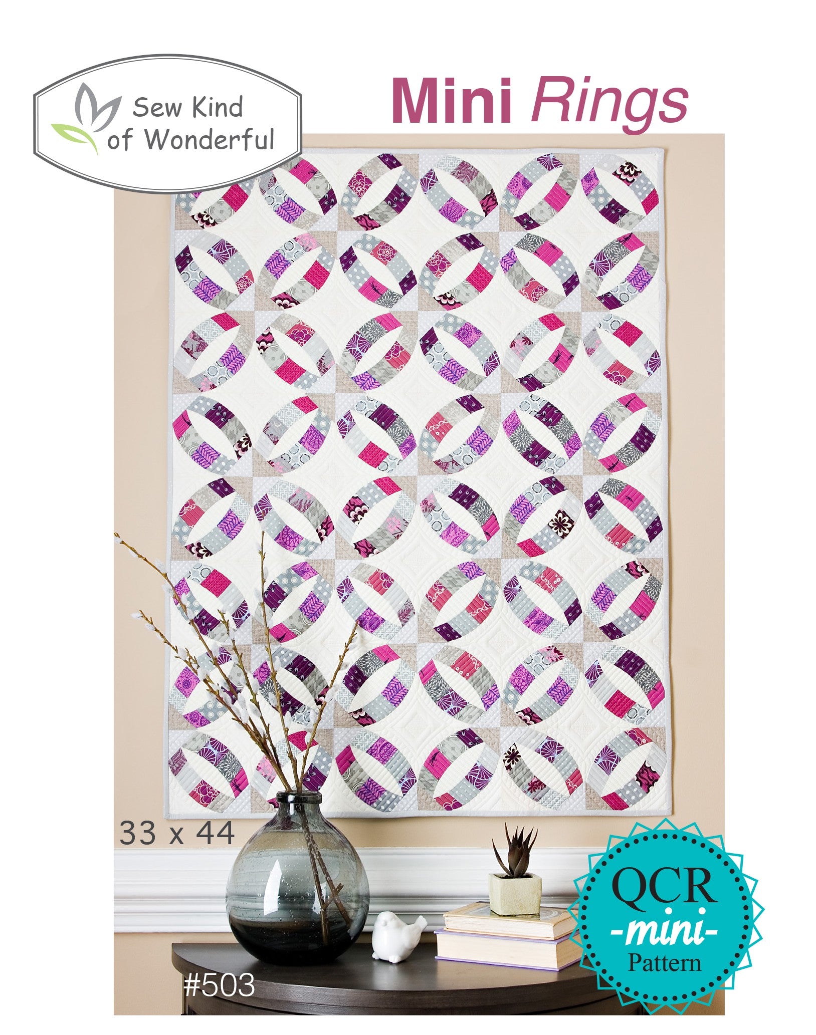 Mini Rings Quilt Pattern by Jenny Pedigo of Sew Kind of Wonderful