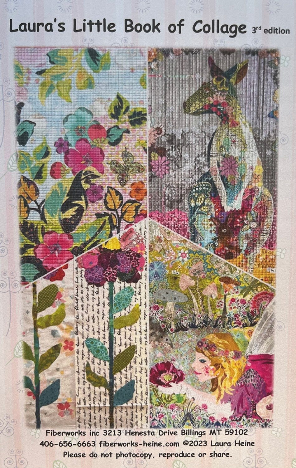 Laura's Little Book of Collage 3rd Edition by Laura Heine for Fiberworks