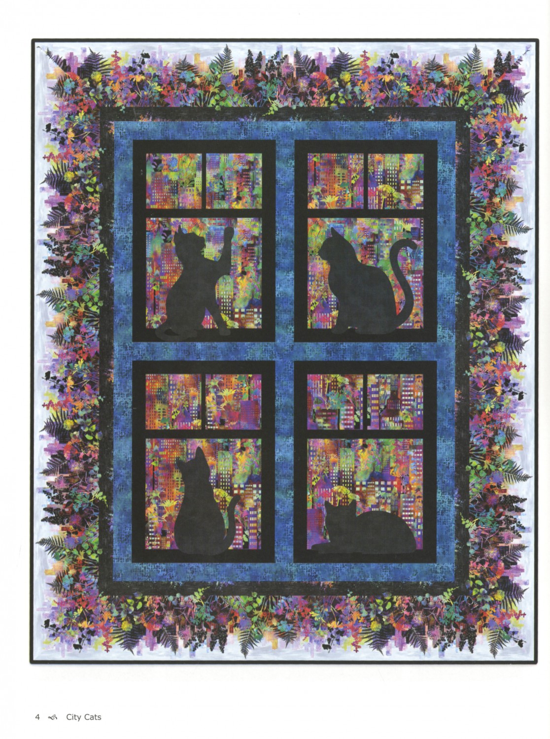 Urban Jungle Quilts Pattern Book by Jason Yenter for In The Beginning Fabrics