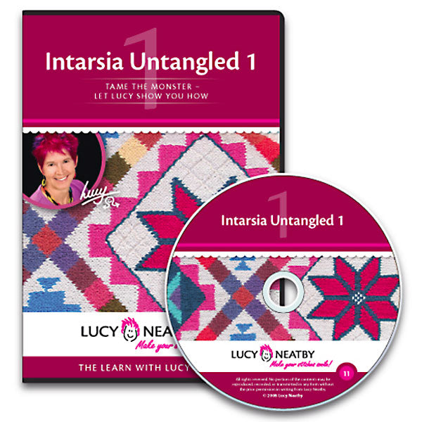 Intarsia Untangled 1 Video on DVD with Lucy Neatby of Tradewind Knitwear Designs
