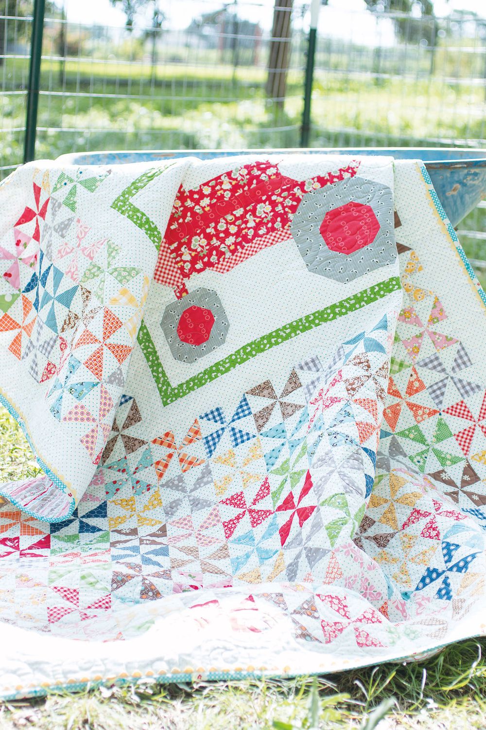 Farm Girl Vintage Quilt Pattern Book by Lori Holt for It's Sew Emma