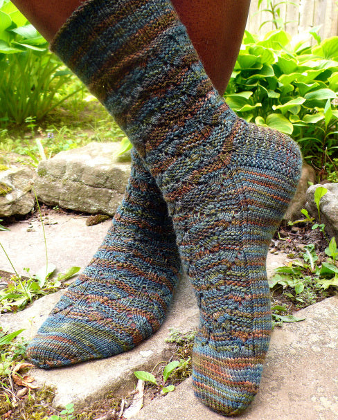 David Sock Knitting Pattern by Anne Hanson for Knitspot