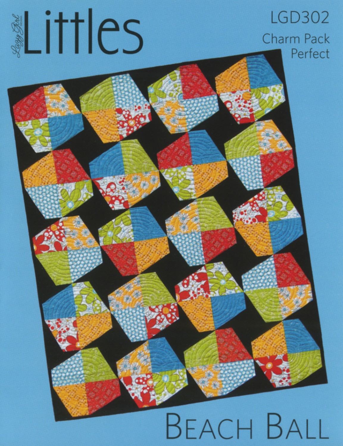 Beach Ball Quilt Pattern by Joan Hawley and Julie Herman of Lazy Girl Designs