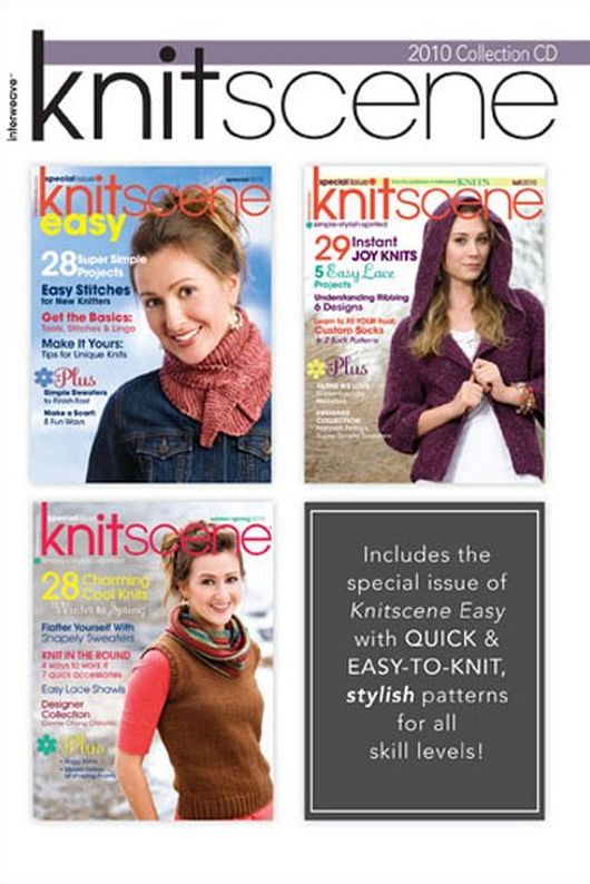 Knitscene Magazine 2010 Collection Issues on CD