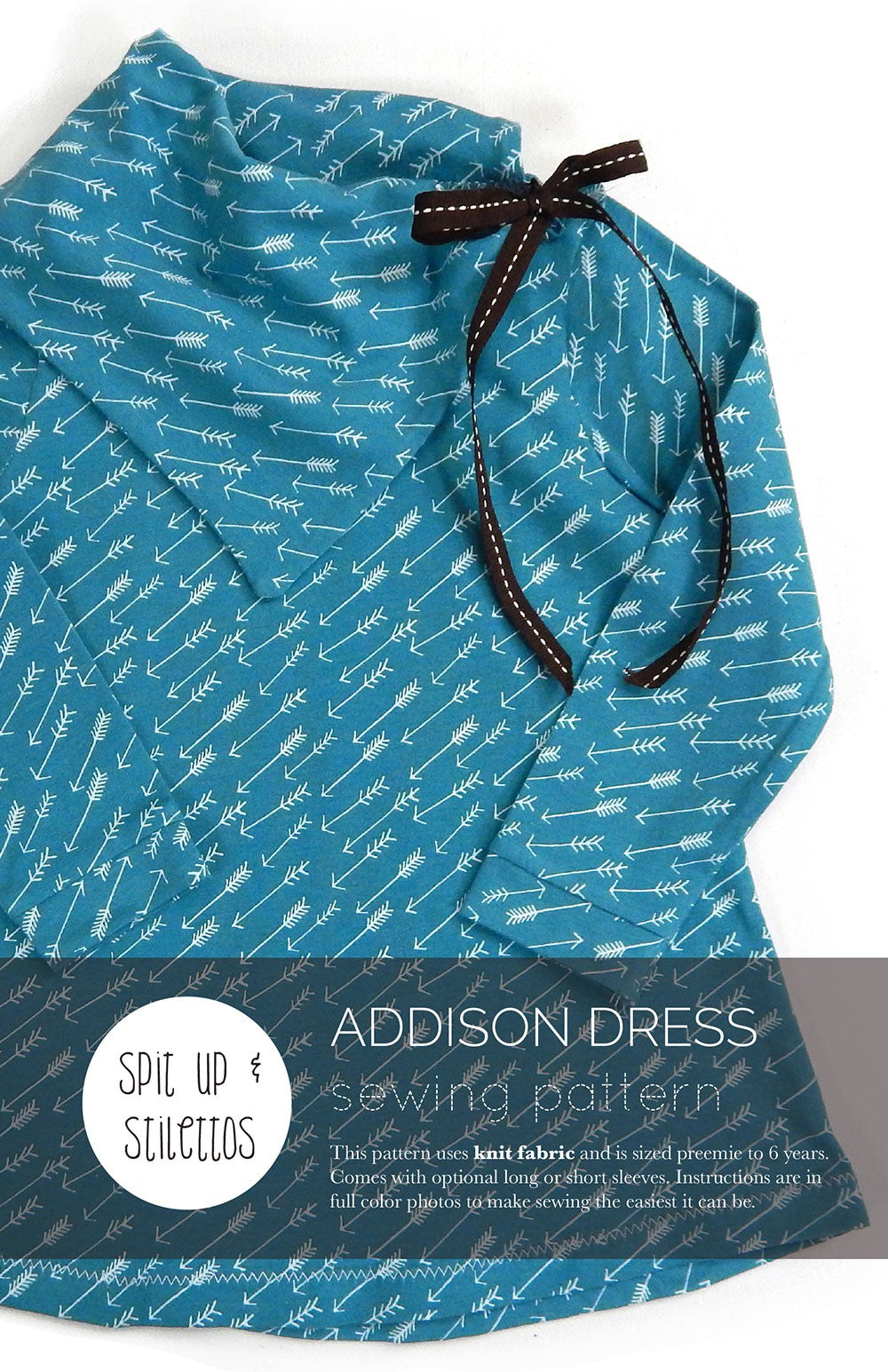 Addison Dress Sizes Preemie - 6 Years Sewing Pattern by Lauren of Peanut Patterns