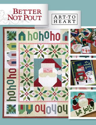 Better Not Pout Quilt Book by Nancy Halvorsen of Art to Heart