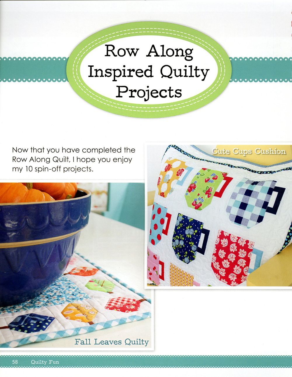 Quilty Fun Quilt Pattern Book by Lori Holt for It's Sew Emma