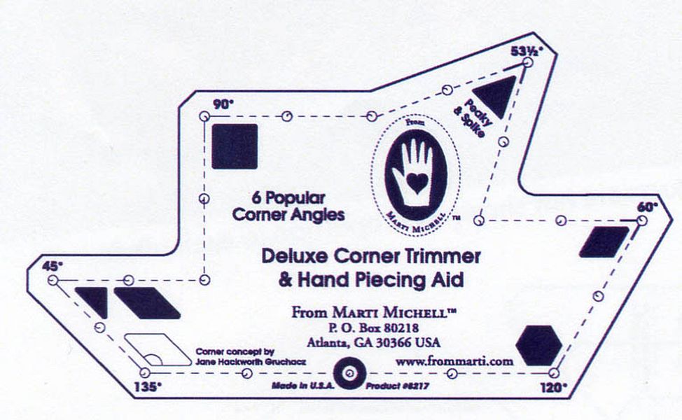 Deluxe Corner Trimmer And Hand Piecing Aid