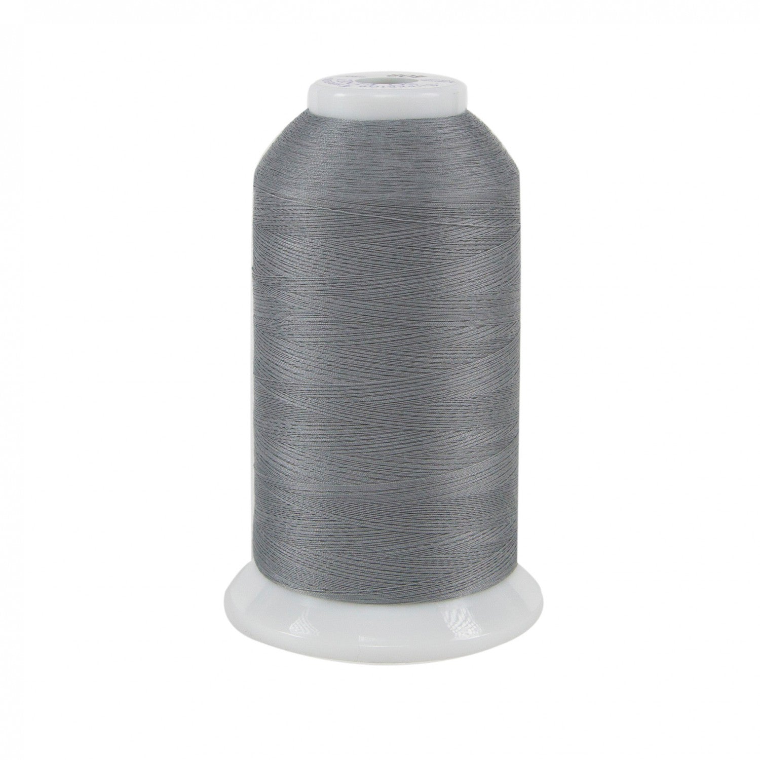 So Fine! 50wt 3280yds Polyester Thread #408 Silver by John Flynn for Superior Threads