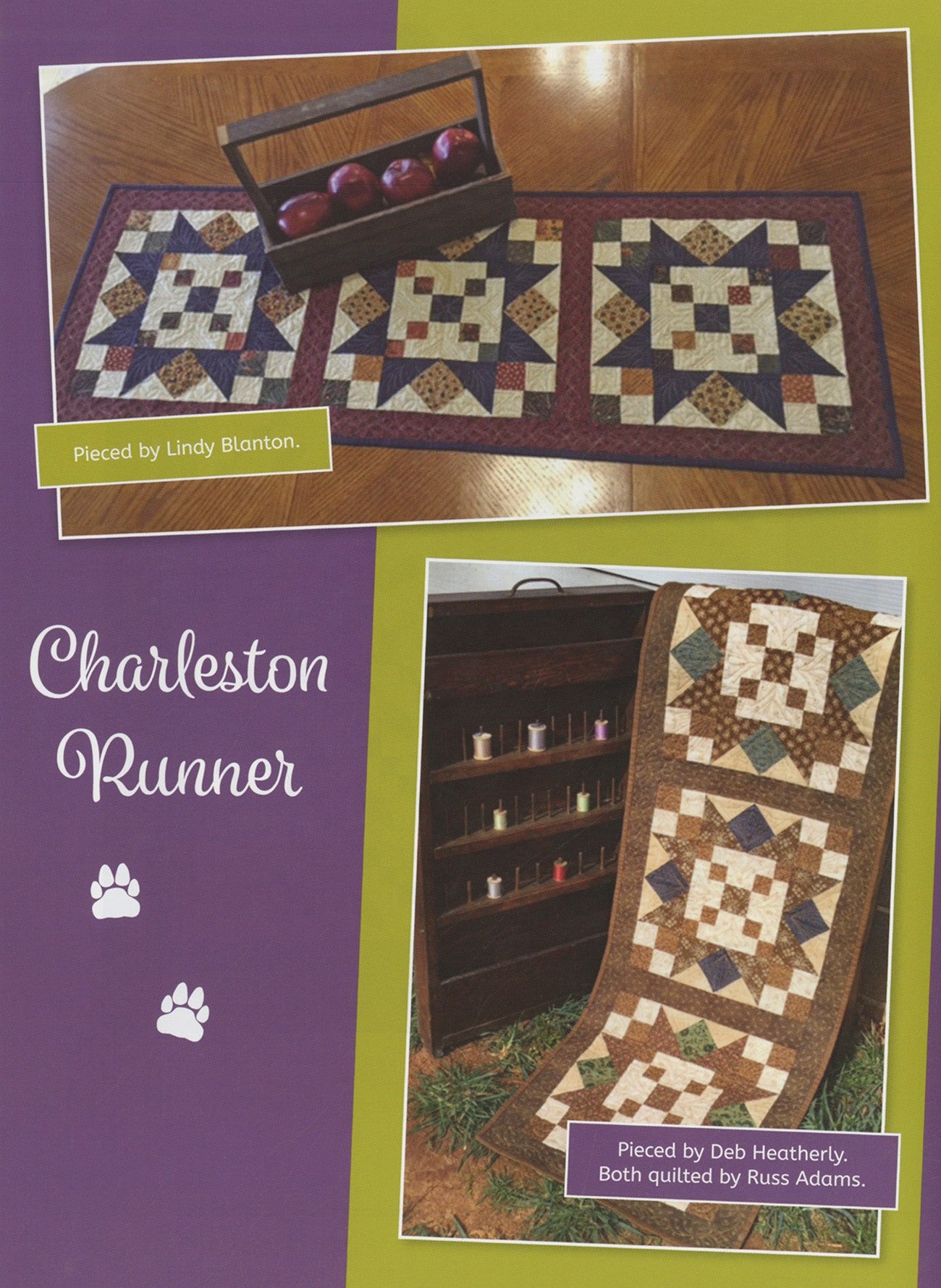 4-Patch Panache Quilt Pattern Book by Deb Heatherly of Deb's Cats N Quilts