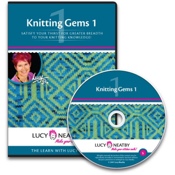 Knitting Gems 1 Video on DVD with Lucy Neatby of Tradewind Knitwear Designs
