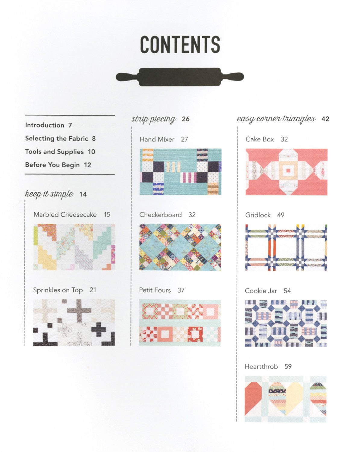 Jelly Filled 18 Quilts from 2.5 inch strips Pattern Book by Vanessa Goertzen for Stash Books