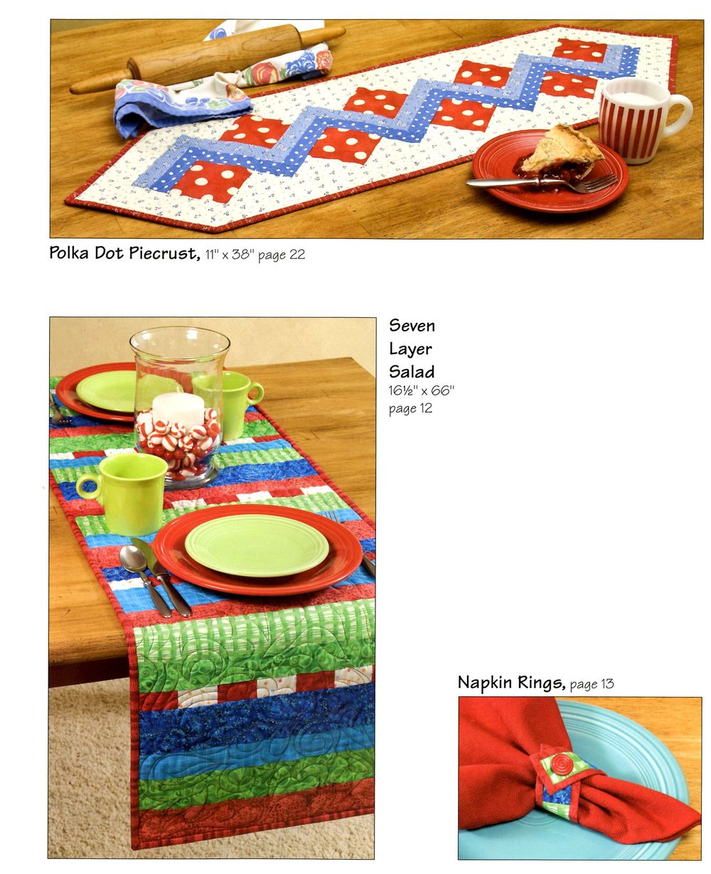 Let's Do Lunch Quilt and Sewing Pattern Book by Terry Atkinson of Atkinson Designs