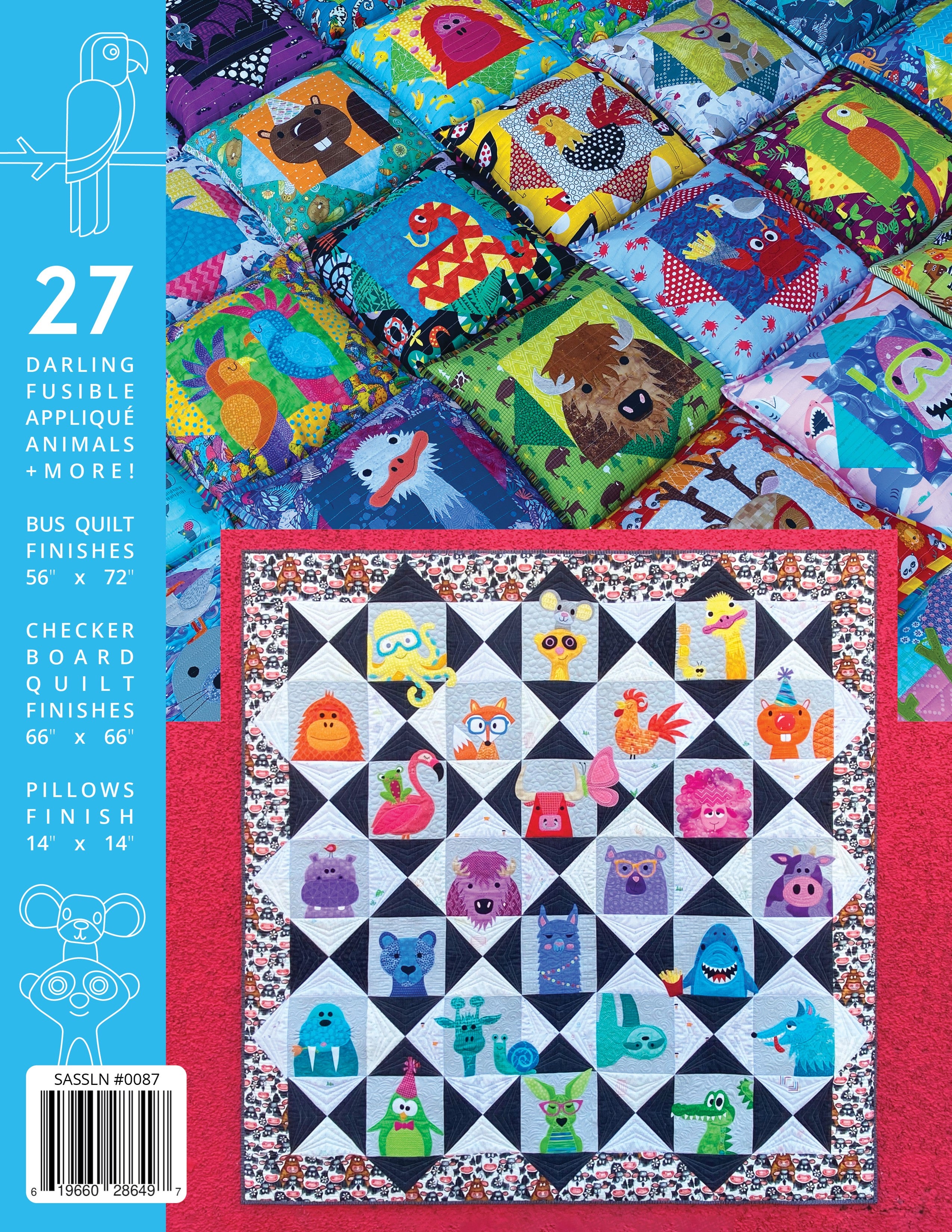 Zootropolis 2 Applique Quilt Pattern Book by Sassafras Lane Designs