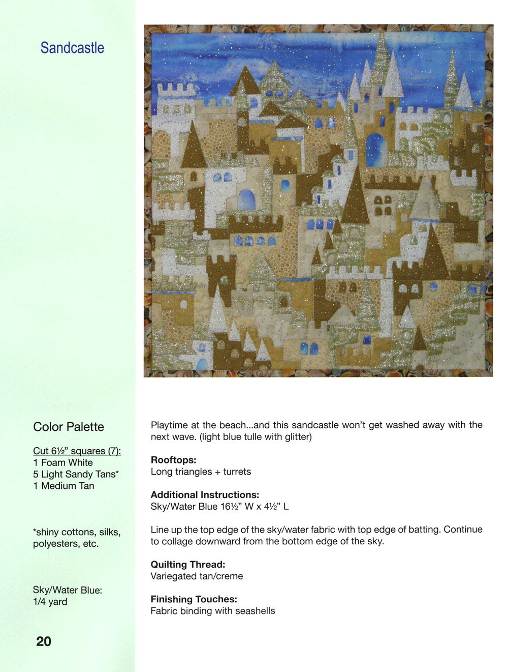 Happy Villages Expanded Updated Edition Quilt Pattern Book by Karen Eckmeier of The Quilted Lizard
