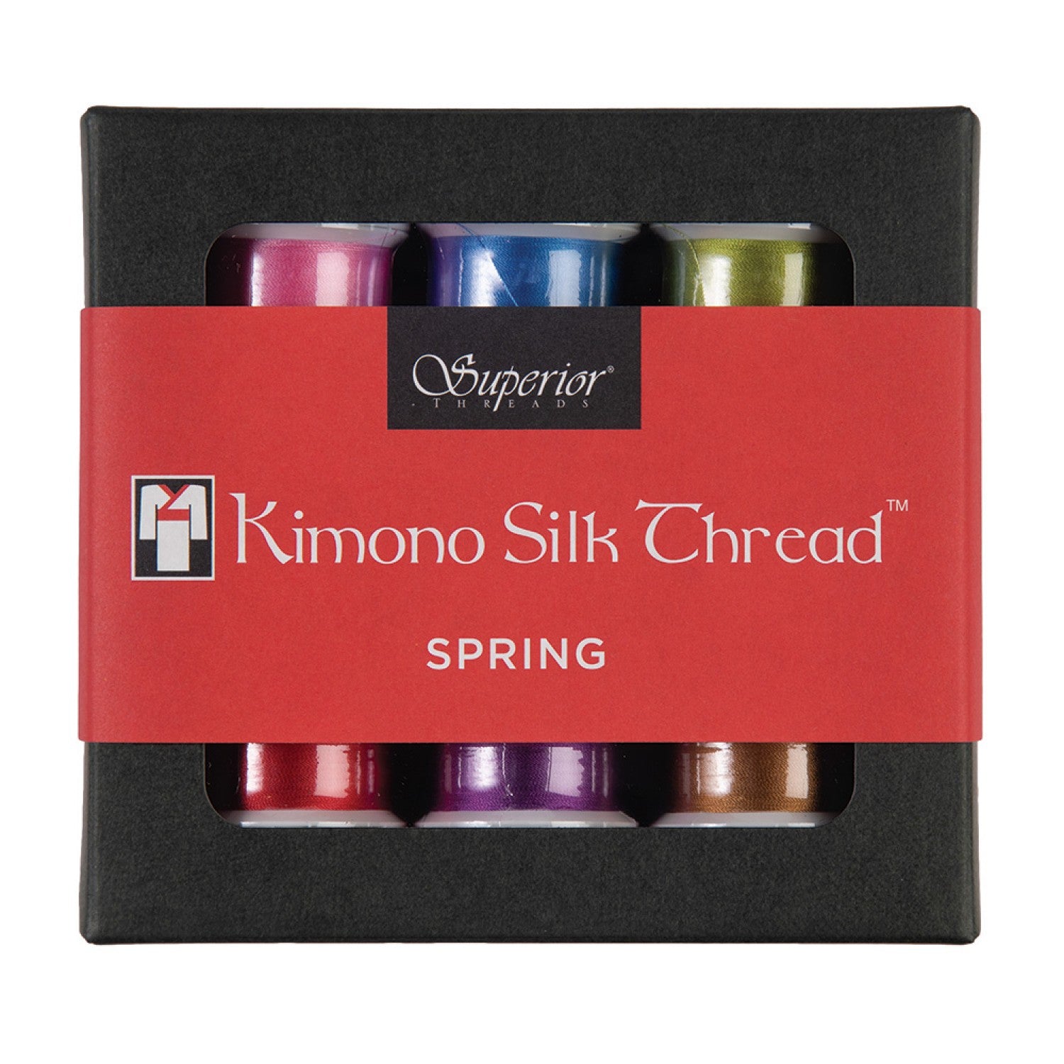 Kimono Silk 6-Spool Thread Set Spring Collection by Superior Threads