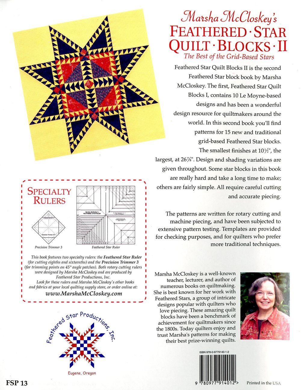Feathered Star Quilt Blocks 2 by Marsha McCloskey for Feathered Star Productions