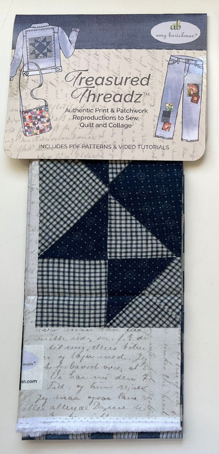 Missouri Star Blue Quilt Block Panel by Amy Barickman for Treasured Threadz