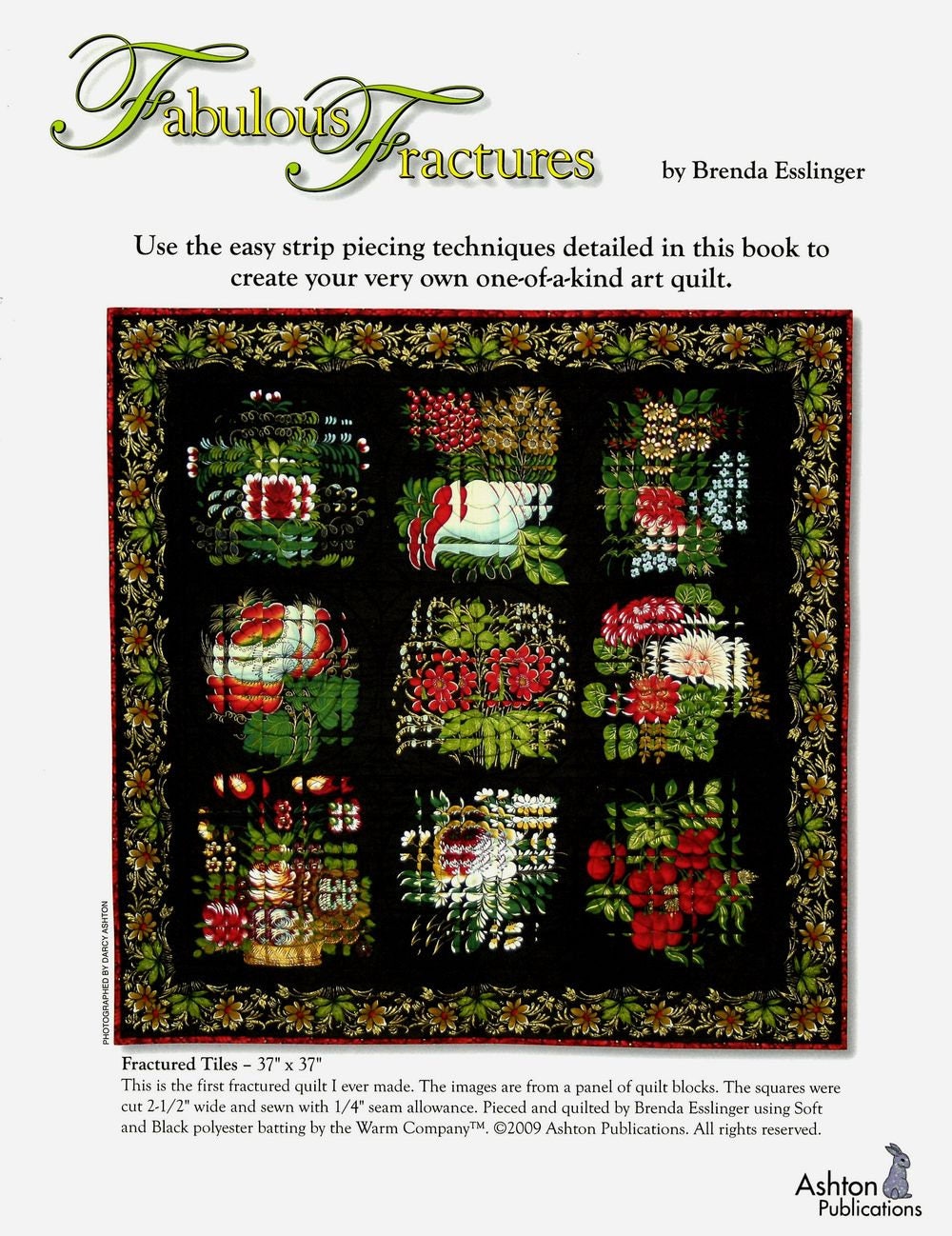 Fabulous Fractures Quilt Pattern Book by Brenda Esslinger of Ashton Publications