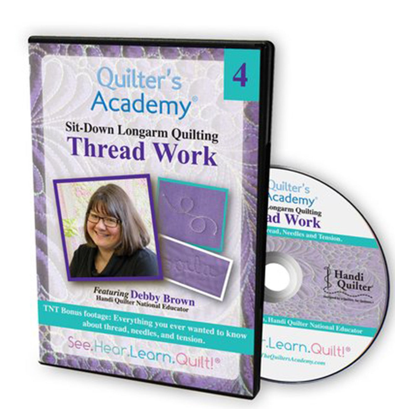 Quilter's Academy Sitdown Longarm Quilting Volume 4 Thread WorkVideo on DVD for Handi Quilter