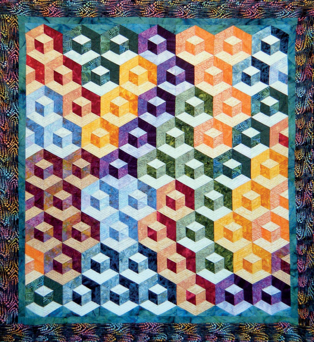 Double Dip Quilt Pattern by Carolyn Griffin of Far-Flung Quilts