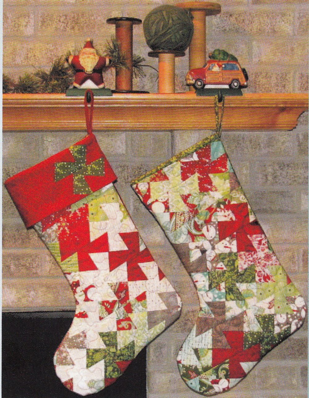 Stocking Sweet Stocking Quilt Pattern by Lorrie Franz of Bean Counter Quilts